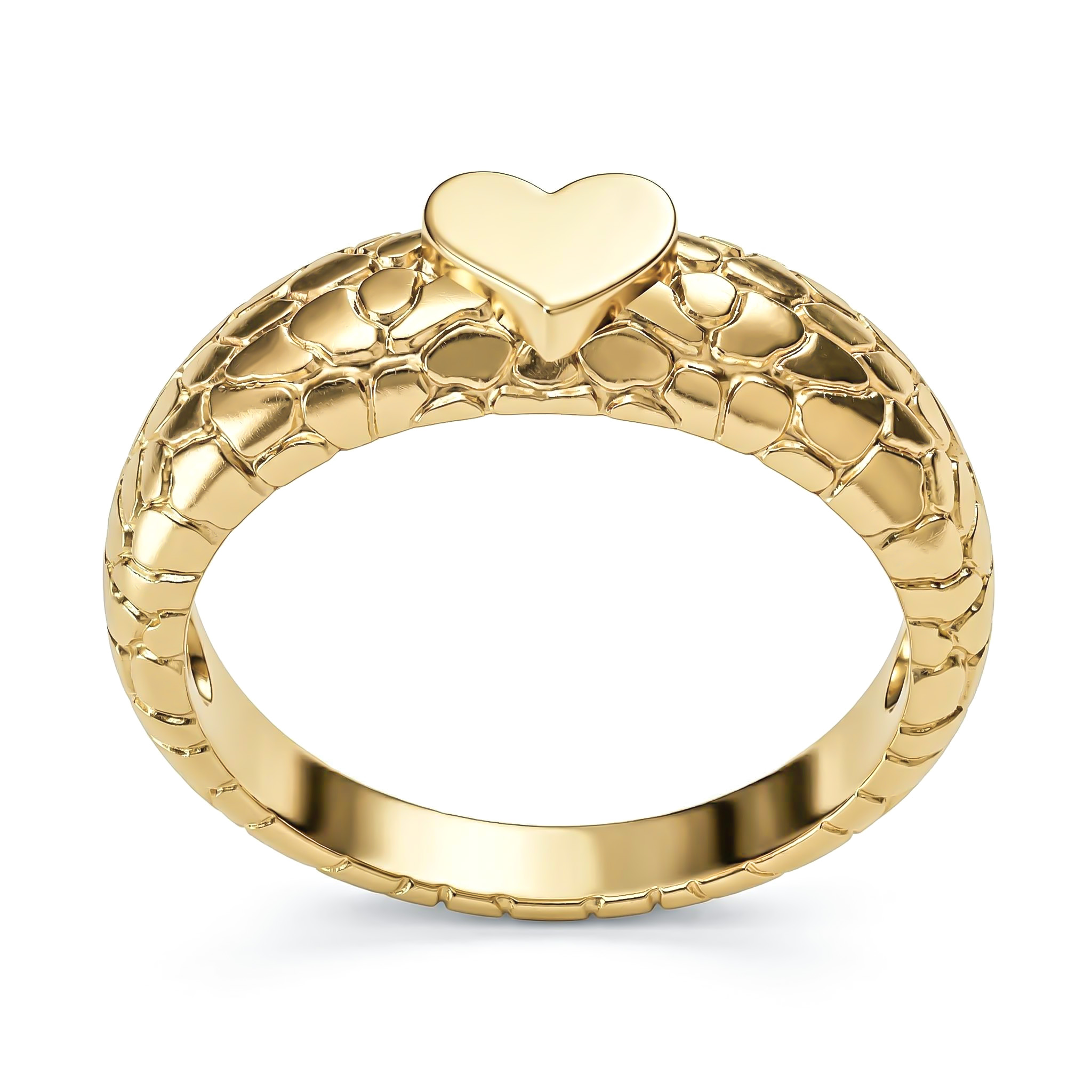 Heart Nugget Ring in Gold Heart Nugget Ring in Gold