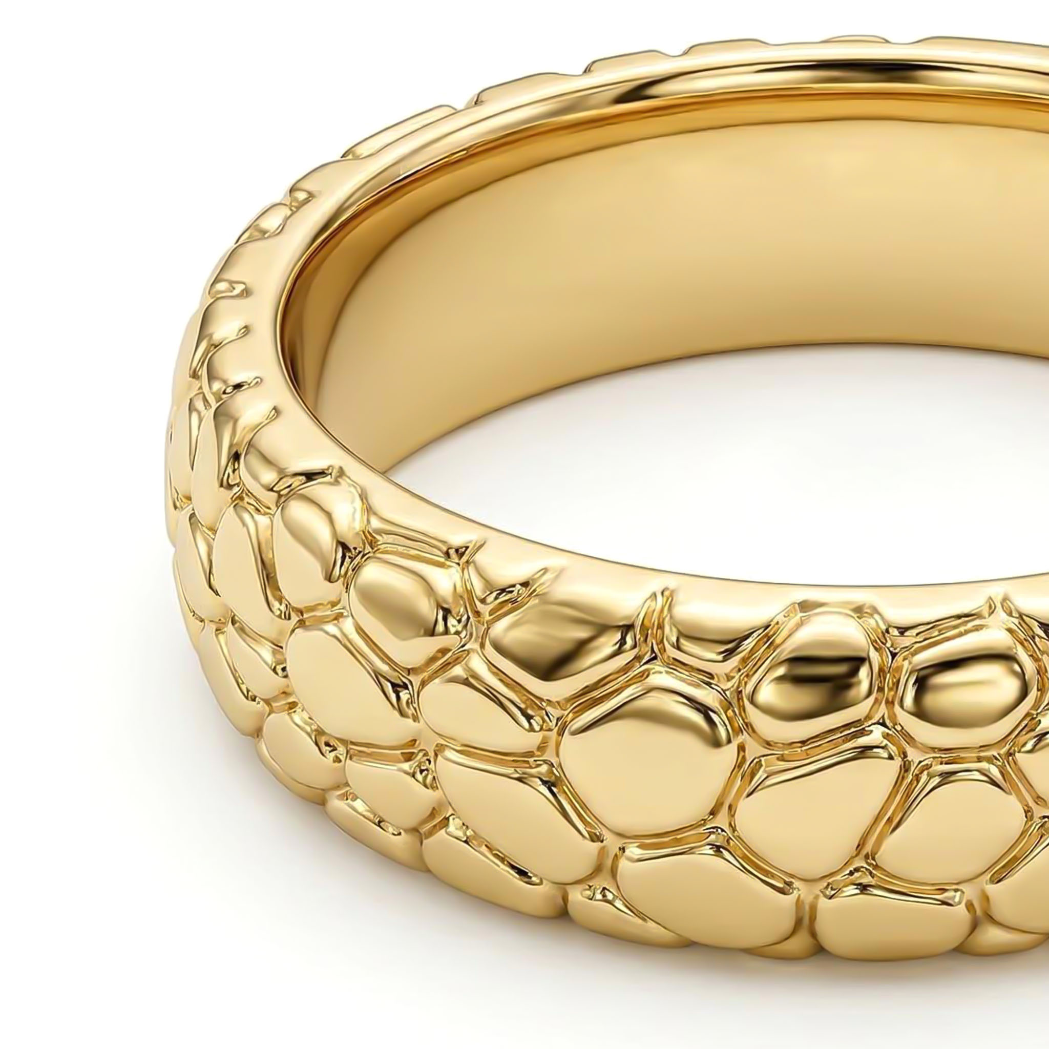 Heart Nugget Ring in Gold Heart Nugget Ring in Gold