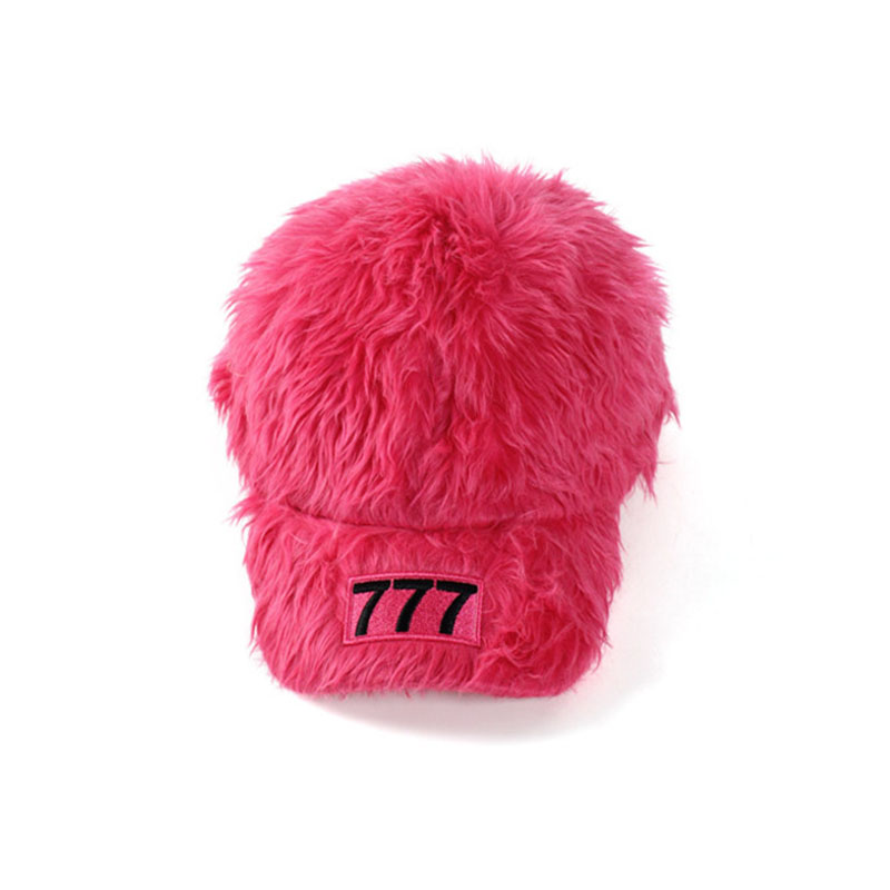 Y2K777 Embroidered Plush Baseball Cap