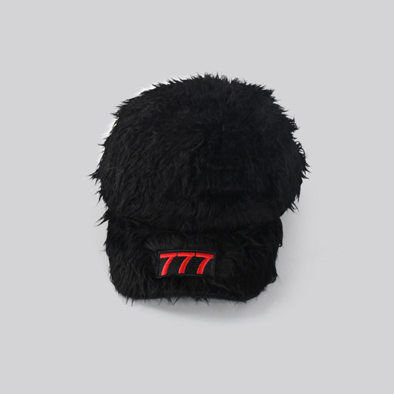 Y2K777 Embroidered Plush Baseball Cap