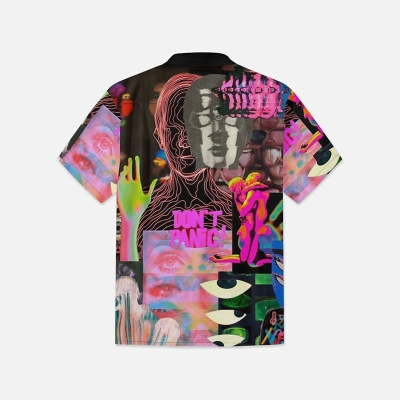 Art Acid Digital Rock Hawaiian Shirt