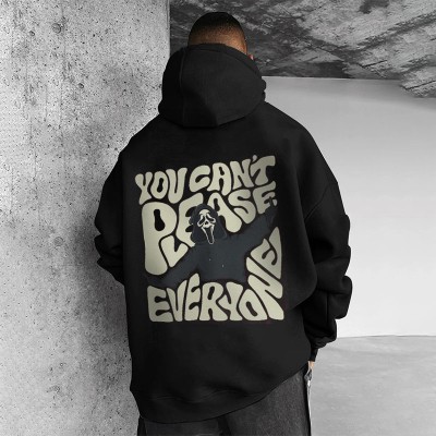 You Can't Please Everyone Halloween Pattern Hoodie