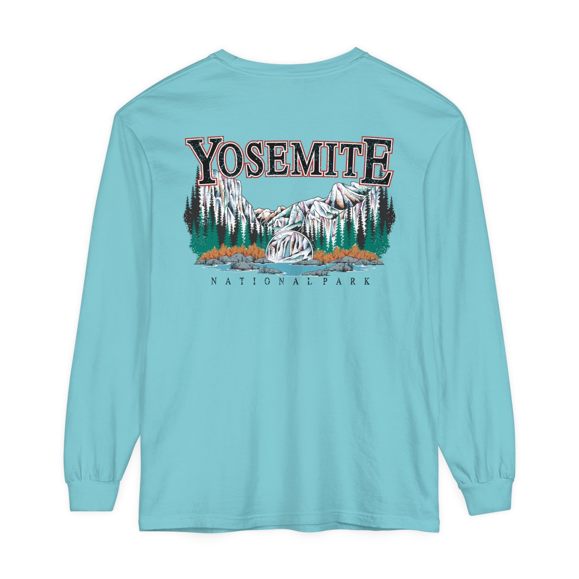 Yosemite National Park Vintage Long Sleeve Cotton Sweatshirt