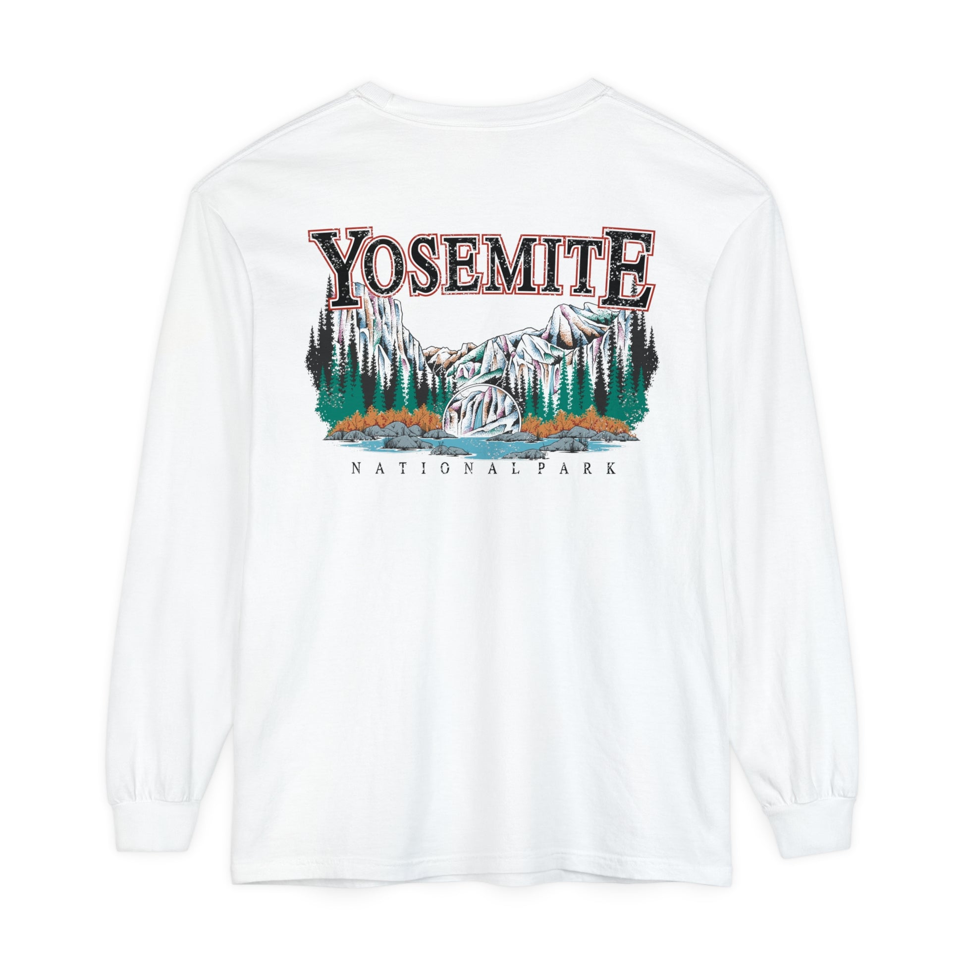 Yosemite National Park Vintage Long Sleeve Cotton Sweatshirt