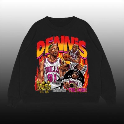 Basketball Legends Worms Crew Neck Sweatshirt