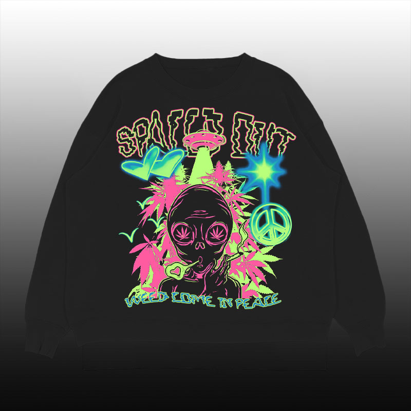 Spaced Out Crew Neck Sweater