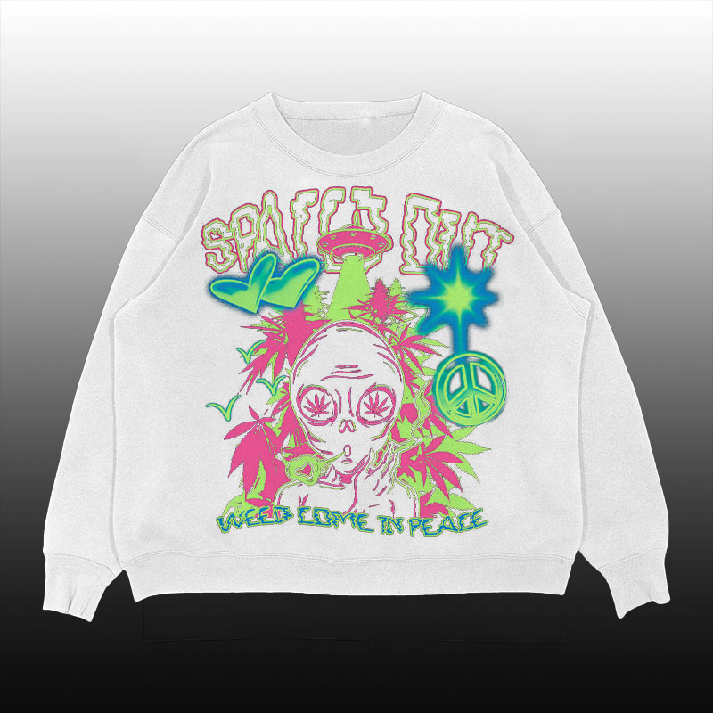 Spaced Out Crew Neck Sweater