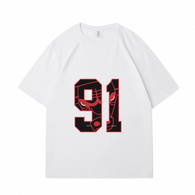 Hip Hop 91 Graphic Cotton T-Shirt