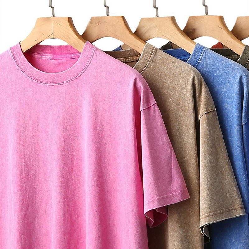 Hip Hop Colorblocked Monogram Washed Cotton T-Shirt