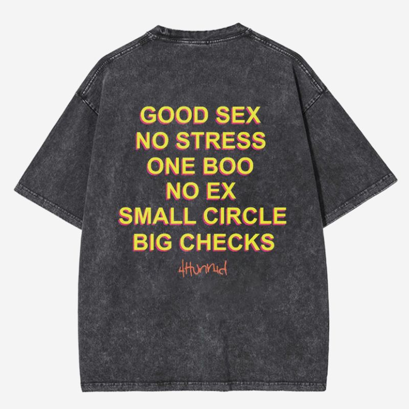 Colorblocked Monogram Washed Cotton T-Shirt