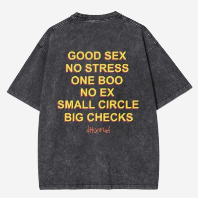 Colorblocked Monogram Washed Cotton T-Shirt