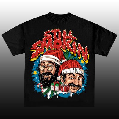 Still Smoking Christmas T-shirt