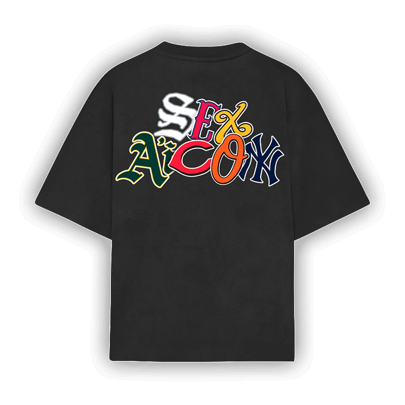 Hip Hop Colorful Letter T-Shirt