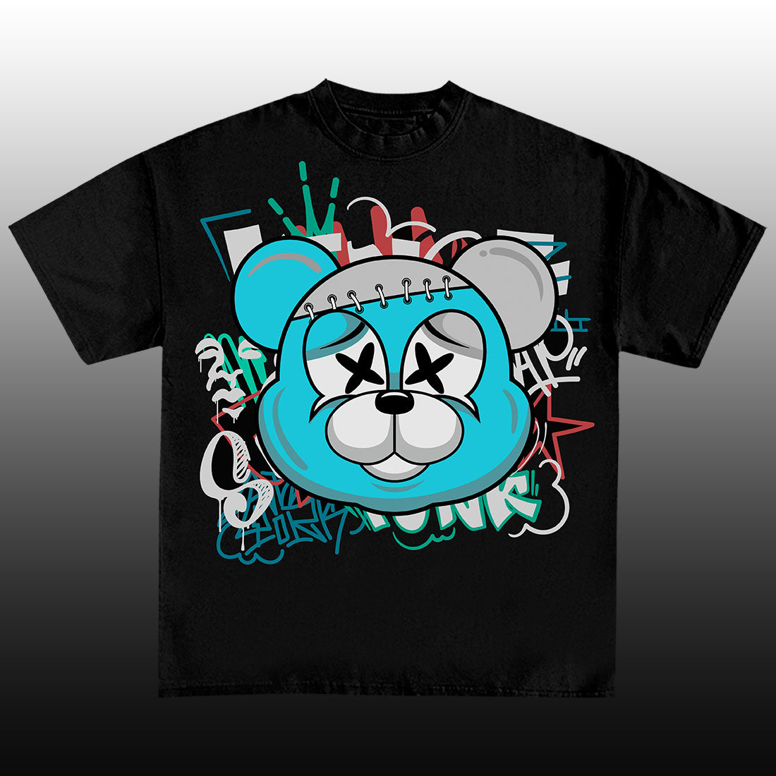 Graffiti Teddy T-Shirt