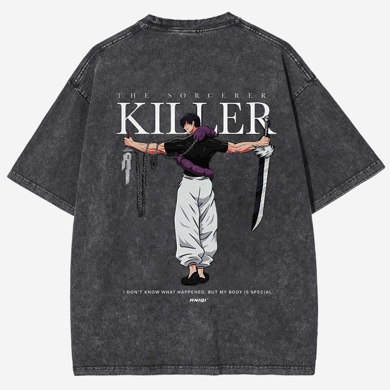 Comic Doodle Washed Cotton T-Shirt Comic Doodle Washed Cotton T-Shirt