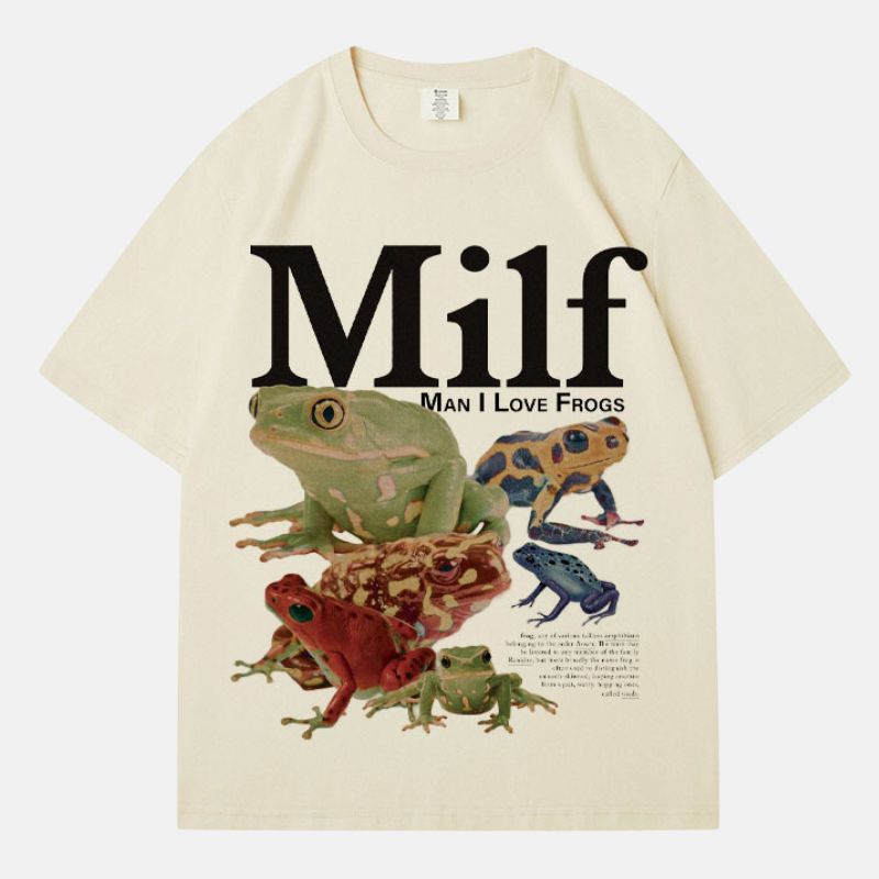 Man I Love Frog Cotton T-Shirt