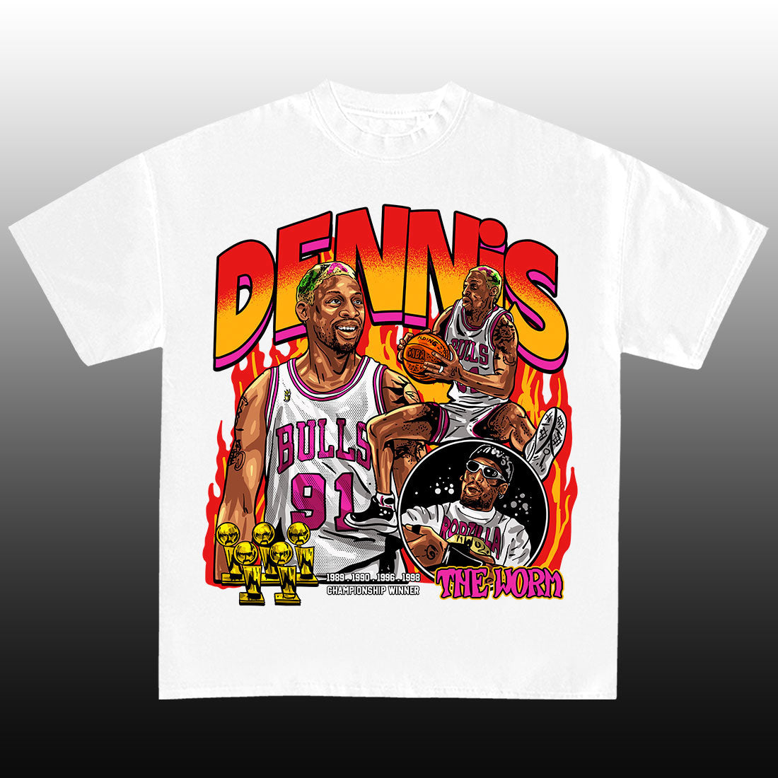 Basketball Legends The  Worm T-Shirt