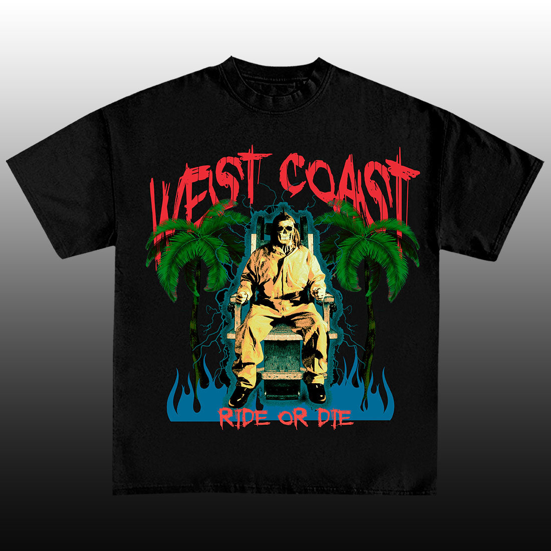 West Coast Skull T-Shirt