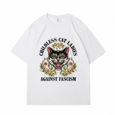 Childless Cat Lady Cotton T-shirts