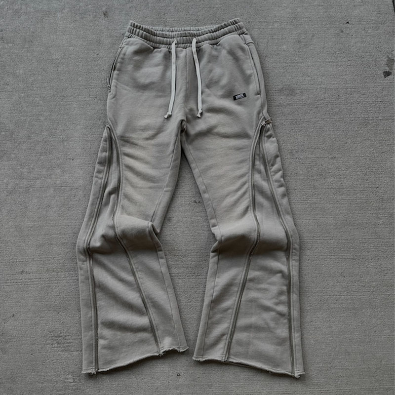 Hip Hop Zipper Design Casual Pants