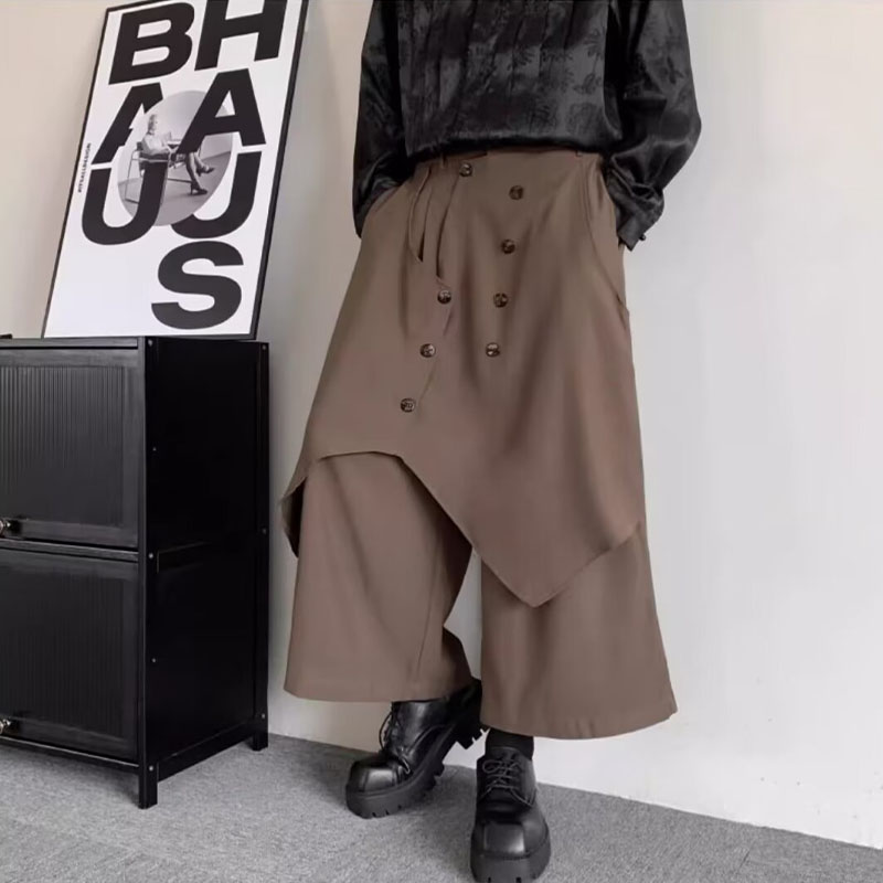 Japanese Stacked Yamamoto Style Irregular Casual Pants