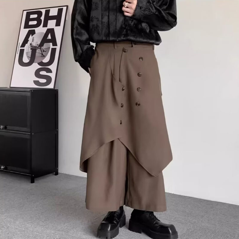 Japanese Stacked Yamamoto Style Irregular Casual Pants