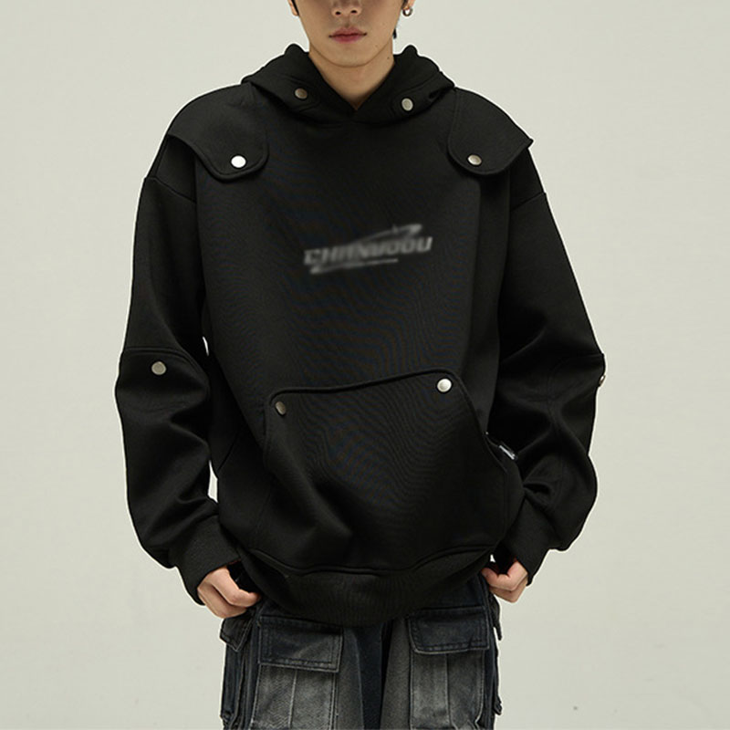 Hip Hop Deconstructed Scrap Style Hoodie