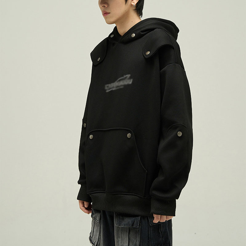 Hip Hop Deconstructed Scrap Style Hoodie