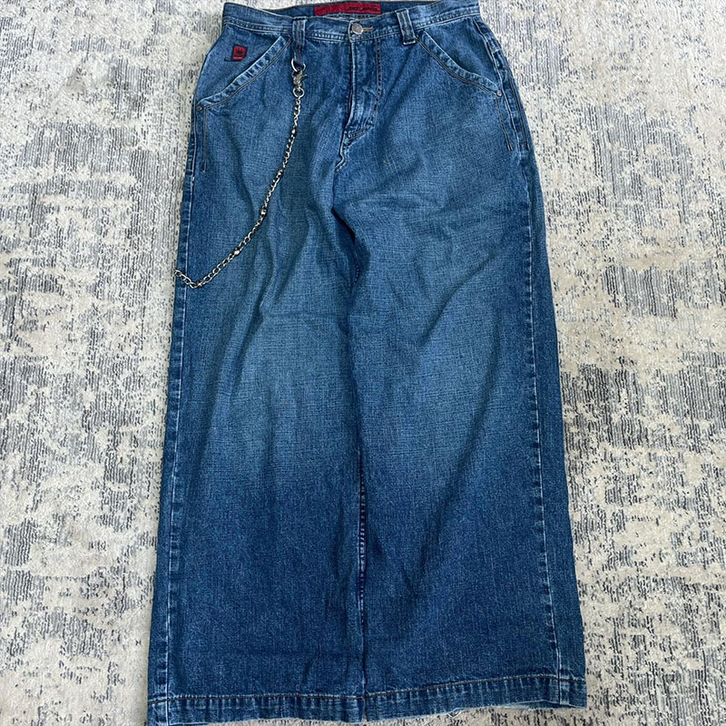 Y2K Eagle Pattern Jeans