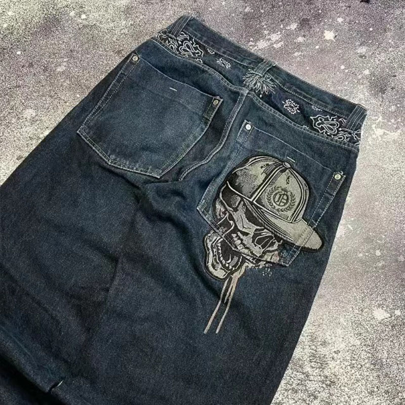 Y2K Skull Jeans