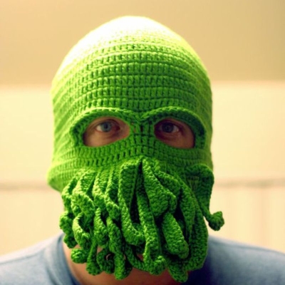 Halloween Funny Octopus Knit Hat