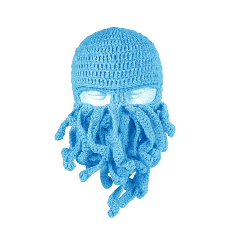 Halloween Funny Octopus Knit Hat