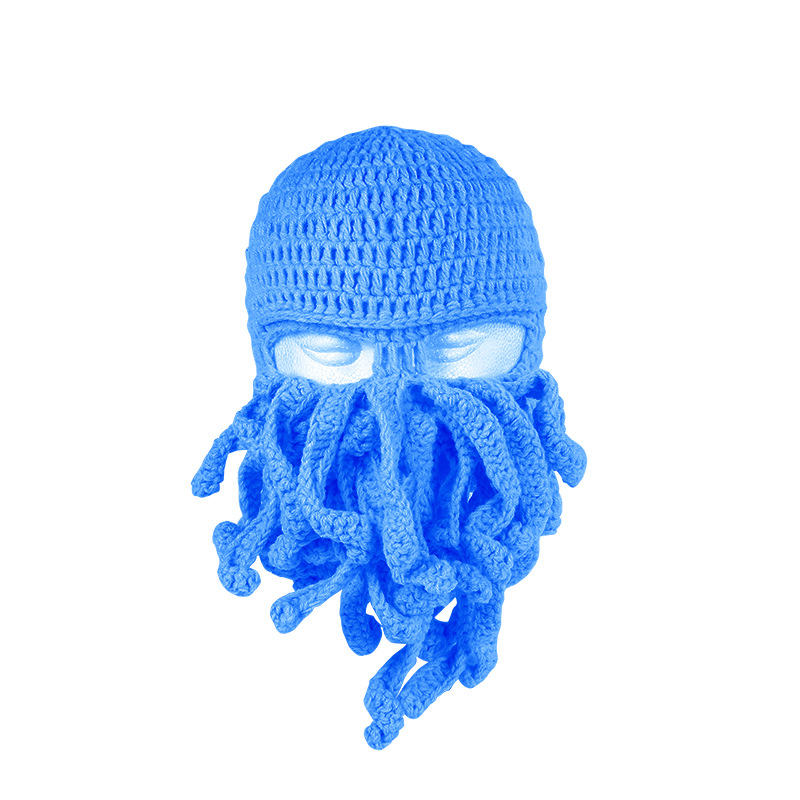 Halloween Funny Octopus Knit Hat