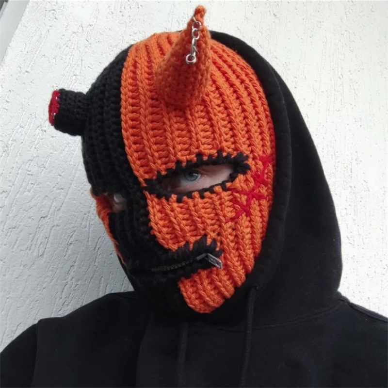 Halloween Spooky Knit Hat