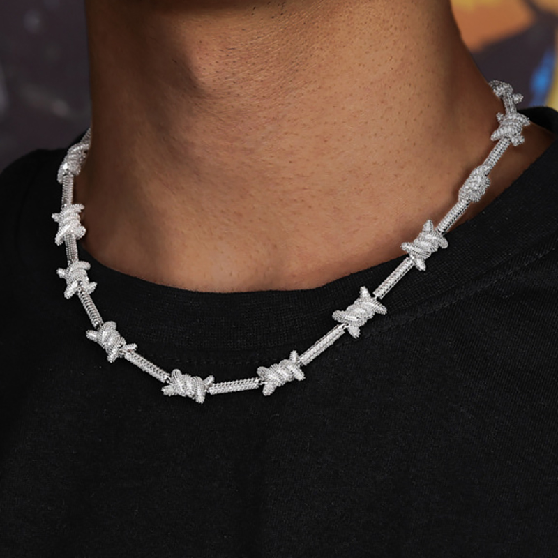 Iced Out 10mm Thorns Necklace