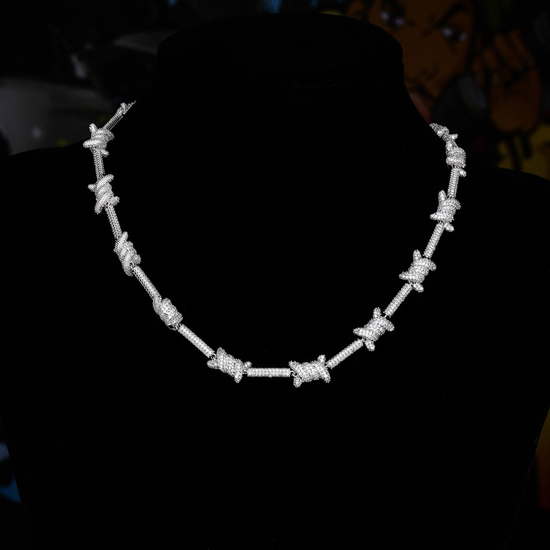 Iced Out 10mm Thorns Necklace