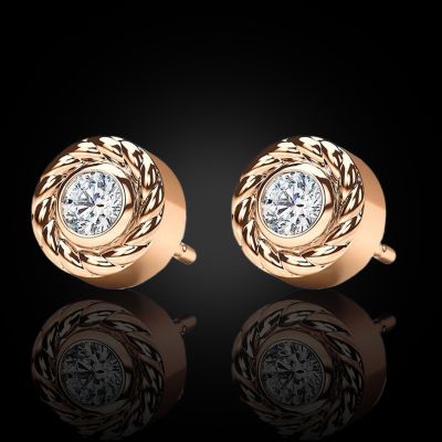 0.4CTW White Diamonds Stud Earrings