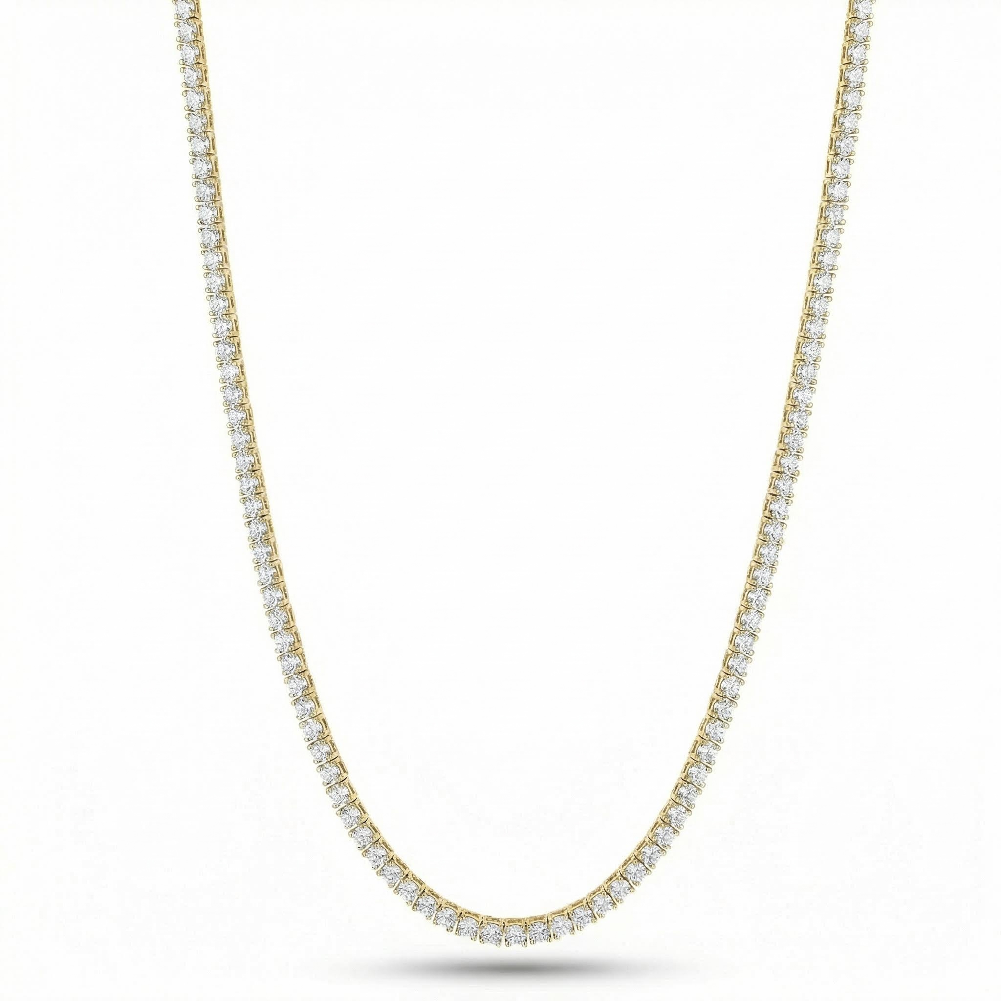 2mm Moissanite S925 Sterling Silver Tennis Chain