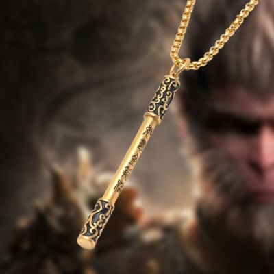 Wukong As-You-Will Gold-Banded Cudgel Weapon Stick Pendant