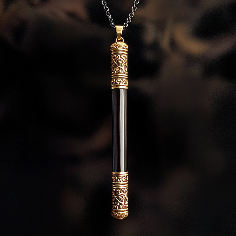 Sun Wukong As-You-Will Gold-Banded Cudgel Weapon Stick Pendant