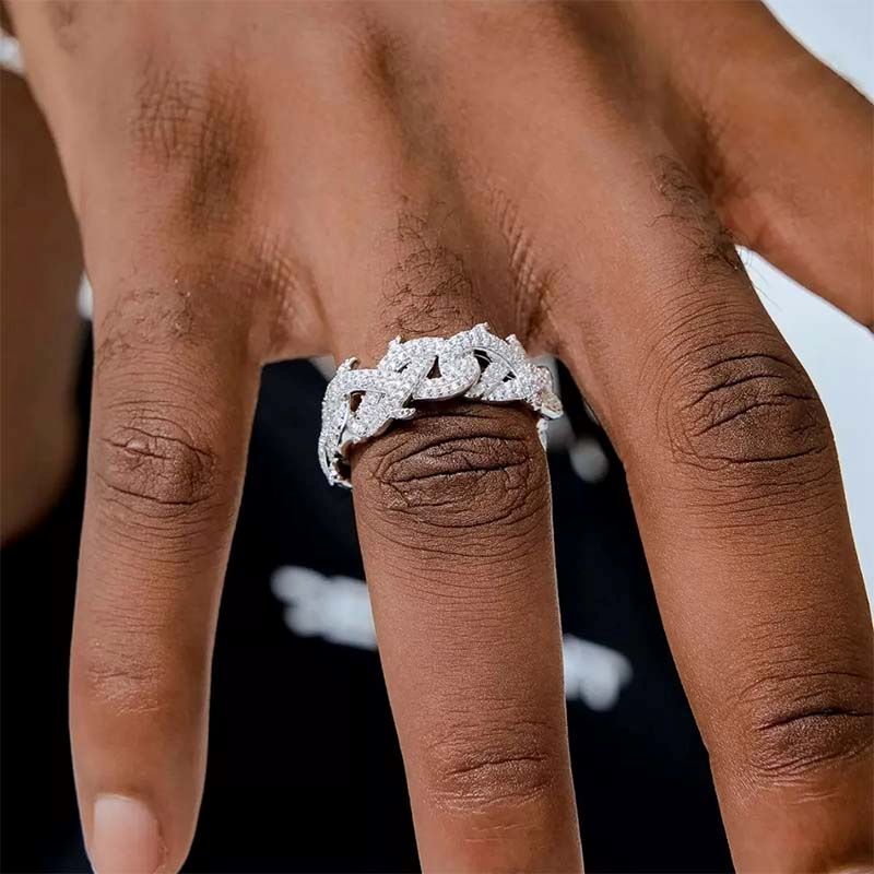Crown of Thorns Ring in White Gold Crown of Thorns Ring in White Gold