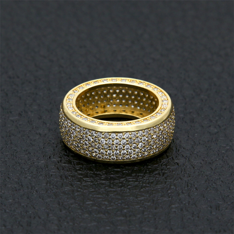 Iced Out Luxury Band Rings for Men