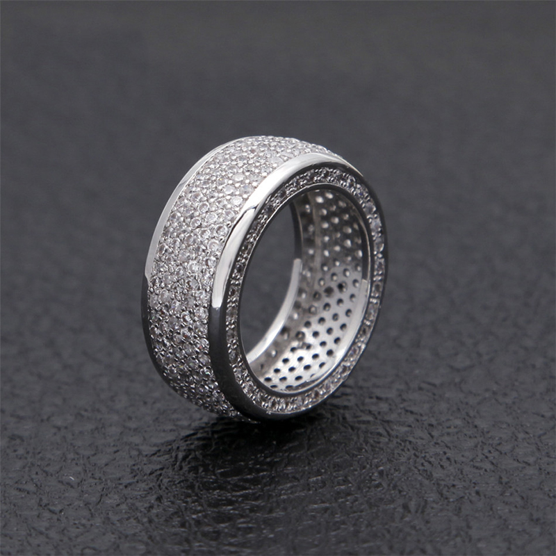 Iced Out Luxury Band Rings for Men