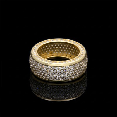 Iced Out Luxury Band Rings for Men
