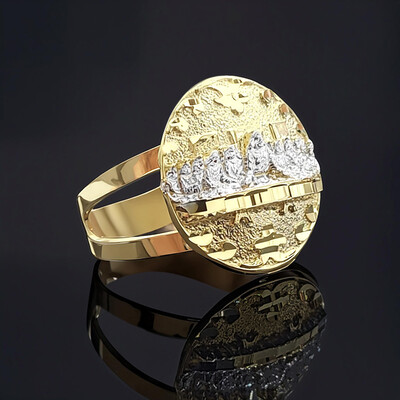 Last Supper Disc Ring