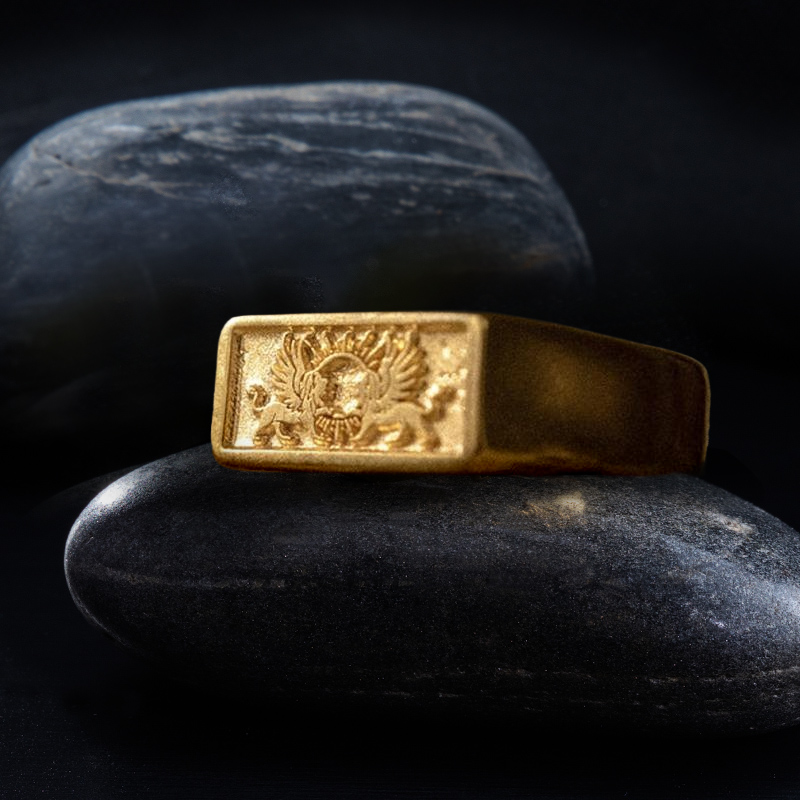 Lions Signet Ring