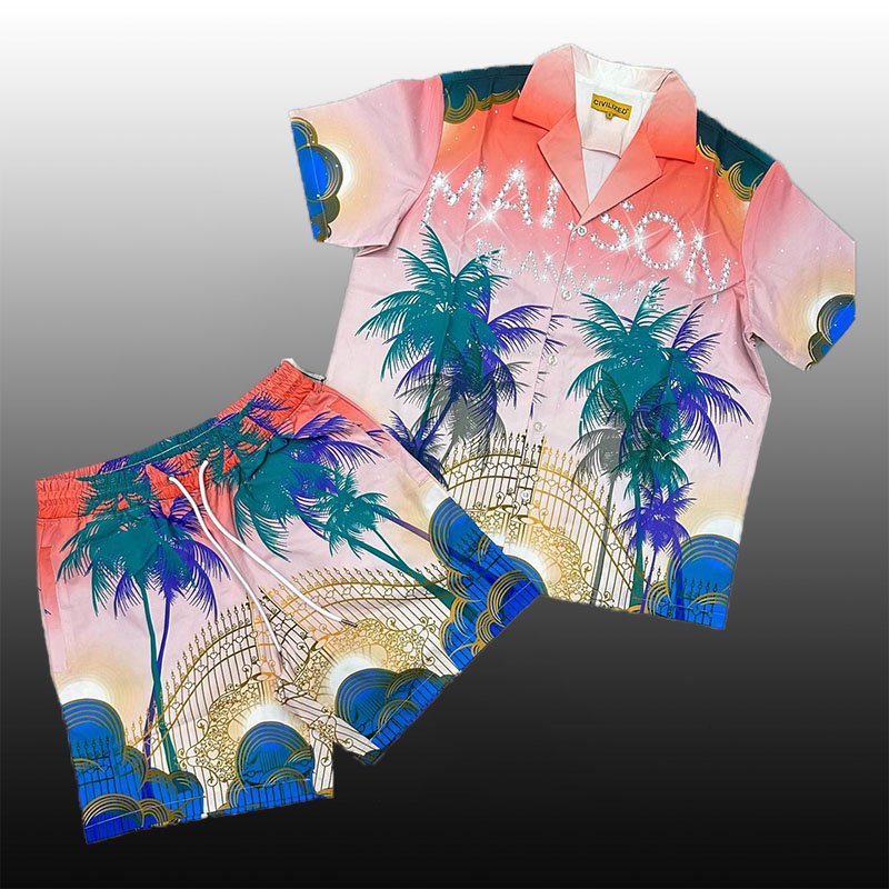 Hip Hop Vacation Shirt Set