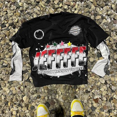 Hip Hop Graffiti Long Sleeve T-Shirt