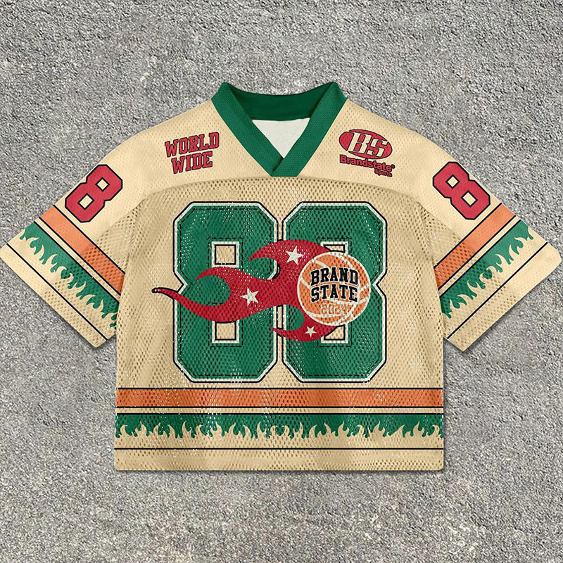 No.88 Digital Graphic Mesh Jersey