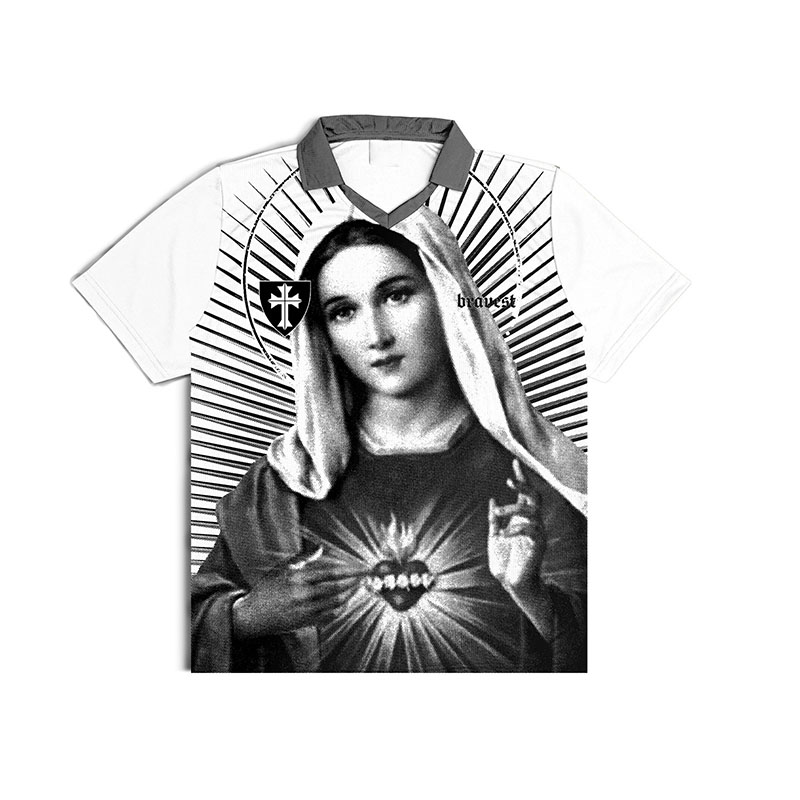 Sister Mary Printed Polo T-Shirt